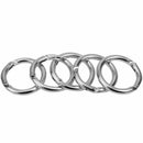 5Pcs Round Carabiner Spring Snap Keychain Hook Clip Outdoor Backpack Buckle N6O2