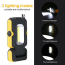 Waterproof Cob Led Work Light Rotating Bottom Auto Repair Magnet Picker Too