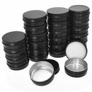 Aluminum Tin Cans - 24 Pack 2Oz / 60G Round Metal Container Screw Top Cans