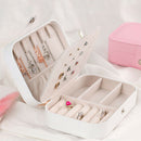 Multifunction Jewelry Storage Box Portable Fresh PU Leather Packing Case