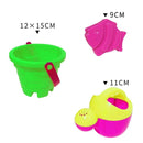5pcs Kids Beach Sand Water Play Toys Bucket Spade Shovel Rake Set Gifts