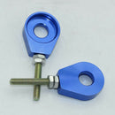 Blue 12mm Chain Adjuster Block Tensioner for Pit Quad Dirt Bike ATV CRF50