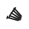 Black 6 string Fixed Hard Tail Guitar Bridge For Strat Guitar