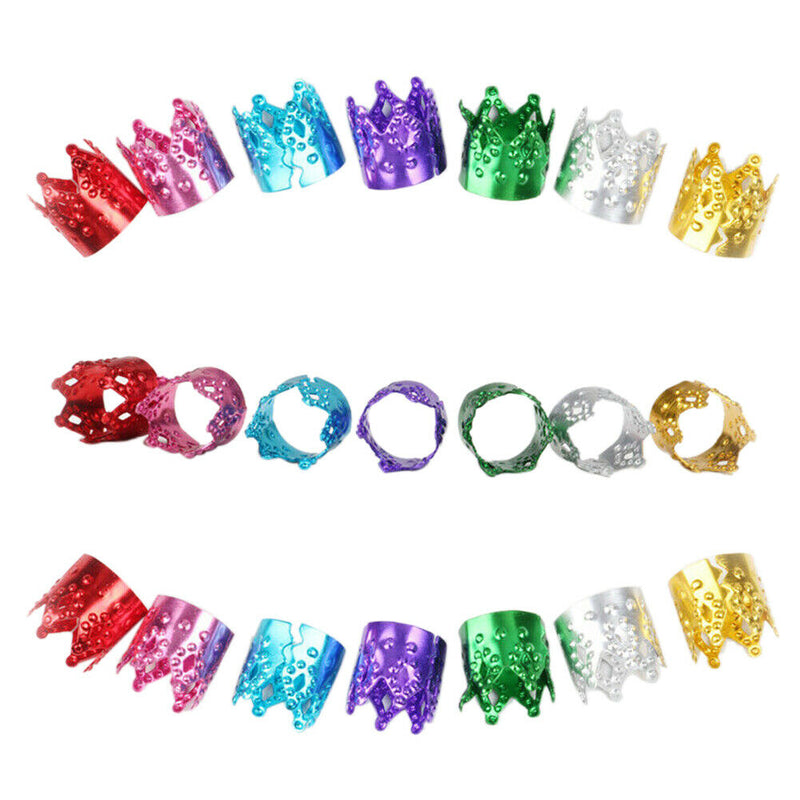 Accessories Practical Durable Crown Shape Hair Cuff Dreadlock Adjustable