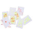 55pcs Waterproof Poker PVC Plastic Fluorescent Playing Cards Board Game ME