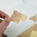 2020 Year Mini Calendar Stickers Index Bookmark Planner Journal Accessories Delu