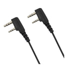 2x Mic Headset Earpiece Earphone 2 PIN Hanger for Baofeng Walkie Talkie Rad