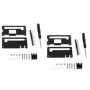 2Set 4in1 Acrylic Case Shell Protection Box for Raspberry Pi Zero