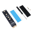 Lovoski M.2 NVMe SSD to PCIe Card with  Sink for NGFF M-Key SSD