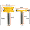 2pc 1/4" Shank Canoe Flute and Bead Router Bit Wood Cutter Woodworking Tool