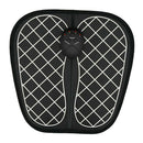 2 Pcs Electric Foot Massage Mat Feet Muscle Massager Pad Battery Powered