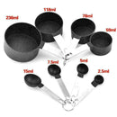 8Pcs/Set Stainless Steel Measuring Cups Spoons Set Dur Kitchen B Tools N4H7 Y4T4