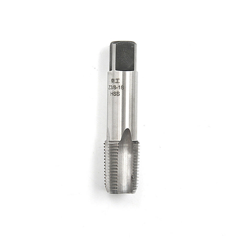 3/8"-18 NPT Taper Pipe Tap  High Speed Steel Metal Thread Cutting Tool 3 Gn