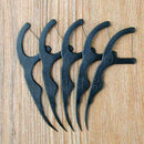 50 Pcs Bamboo Charcoal Dental Floss Teeth Sticks Tooth J3I9 Br Interdental O9W8