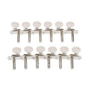 6R6L 12 String Acoustic Guitar Tuning Key Peg Tuner Machine Head Tuner E7 BNX