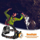 T6 LED Headlight 4 Modes Zoomable Rechargeable Waterproof Fishing Headlamp