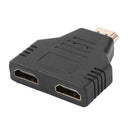 HDMI Port Male to 2 HDMI Female 1 In 2 Out 1080P Splitter Adapter Converter