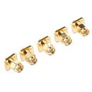 5 Pcs SMA Male 4 Holes Mounting Panel Chassis Flange Connector Adapter