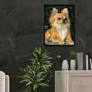 Full Drill Round Diamond Painting Dog Cross Stitch 5D Embroidery Bead Art