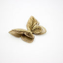 20Pcs Chic Boutique Embroidery Chiffon Butterfly Applique Double-Layer Colo