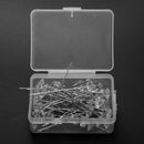50pcs 8x53mm Rhinestone Head Pins DIY Sewing Dressmaking Fixing Needle Tool