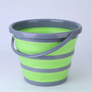 Foldable Bucket Car Wash Outdoor Fishing Round Bathroom Kitchen Bucket Gree