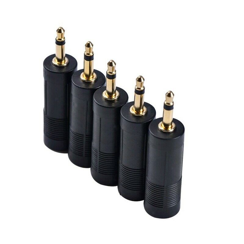 Mono Jack Adapter 3.5 mm (1/ 8 Inch) Male to 6.35 mm (1/ 4 Inch) Female Aud H7B6