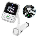 Car Auto Wireless FM Bluetooth4.0 Transmitter MP3 Dual USB Charger TF Card