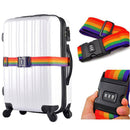 Luggage Straps Adjustable Suitcase Baggage Belts with 3-Dial Combination L â„–[