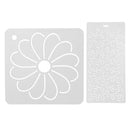 2pcs Plastic Clear Quilting Stencil Template for Stitch Sewing DIY Art Craft