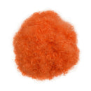 Halloween Men Women Orange Curly Afro Circus Clown Wig K1K4