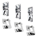 6pcs/set Replacement Parts Sewing Machine Alloy Durable Domestic Rolled Hemmer