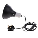Metal Ceramic Heat Lamp Reflector UV UVB Light Holder Reptile Brooder E27