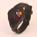 Fashion Gifts Mens Triangle Dial Silicone Sports Watches LED Digital Watch L4C4