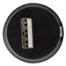 Black Plastic White Light Press Button USB LED Lamp Torch L5U5