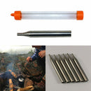 Outdoor Pockets Bellow Collapsible Fire Tool Kit Camping Survival Blow Fire Tube