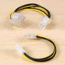 1xCord Adapter ATX Male to 4Pin Female PC CPU Power Supply Extension Cable New