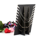 Necklace  Pendant Chain Display Holder Stand Velvet Easel Organizer Rack