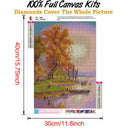 Scenery 5D DIY Full Round Drill Diamond Painting Cross Stitch Art (B851)