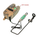 Iron Carp Fishing Bite Alarm Hanger Led Illuminated Indicator Durable Fish