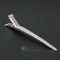 10pcs Modish Flat Metal Single Prong Alligator Hair Clips Barrette for Bows DIY