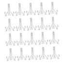 80xClear Plastic Easels Or Decorative Stand/Plate  Display Pictures 3"