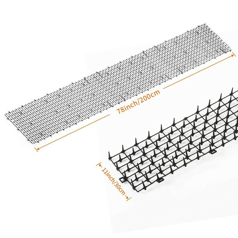 Garden Cat Scat Mat - Cats And Dogs Repellent Mat Plastic Spike-Keeping Cat P3Z5