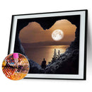5D Full Square Drill Diamond Painting DIY Love Sunset Cross Stitch Mosaic