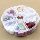 1Pcs Storage Box Case Organizer Display Jewelry Bead Makeup Clear RouME