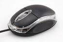 Black B Wired Optical Light Scroll Wheel Mice Mouse for PC Laptop Computer TDES