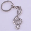 New Music Symbol Note G Treble Clef Pendant Keychain Key Chain Ring Fob AT3C