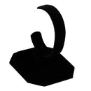5pcs Black Velvet Watch Display Holder Stand C Type Wristwatch