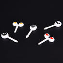 10PCs Plastic Fruit Toothpick Lovely Eye Cartoon Forks Decorative Tableware MO