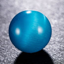 20mm Blue Cat's-eye Opal Natural Quartz Crystal Healing Stone Ball Sphere Decor^